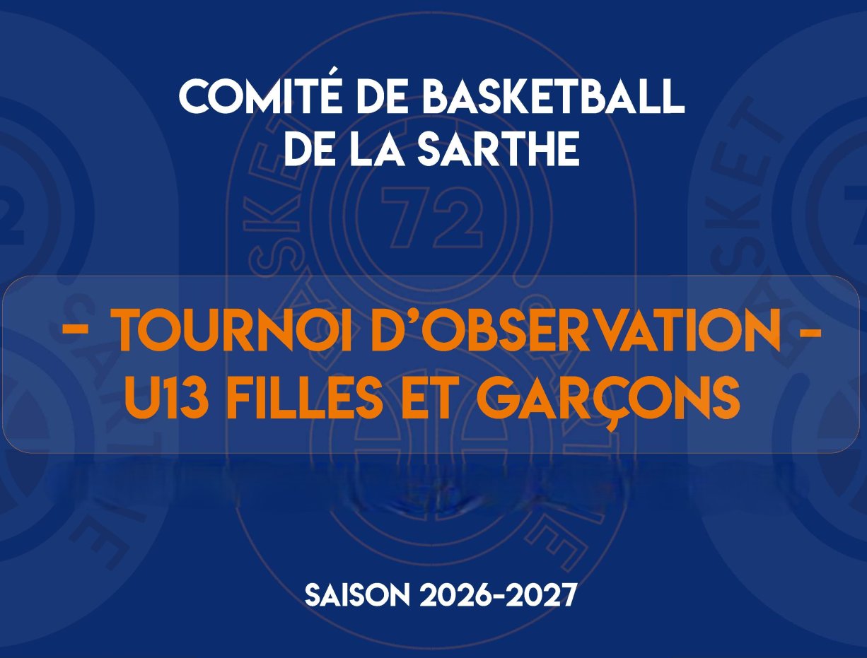 TOURNOI D'OBSERVATION U13